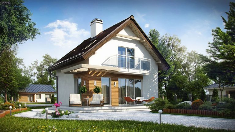 Dom z gotowych elementów.