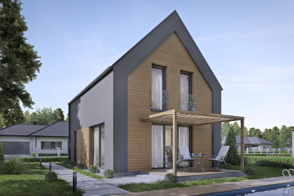 Dom EKO 74 m² – nowoczesność, wygoda i energooszczędność