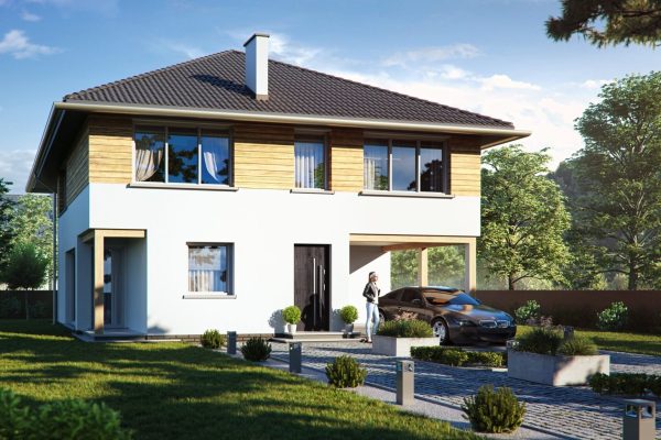 Dom Rodzinny Max – Projekt Domu – DR 4 193 m²