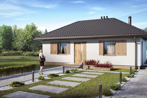(pow.użytkowa 52 m²) Projekt Domu Max 1+