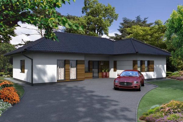 Dom Max Nowoczesny 6 z Garażem – Projekt Domu N6 G (139 m²)