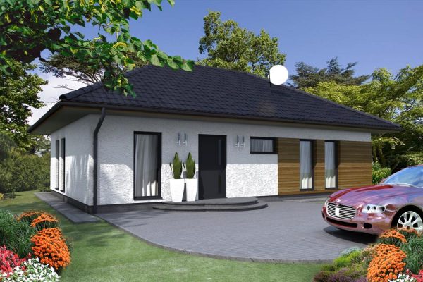 Dom Max Nowoczesny 14 – Projekt Domu Max N14 (74 m²)